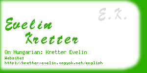 evelin kretter business card